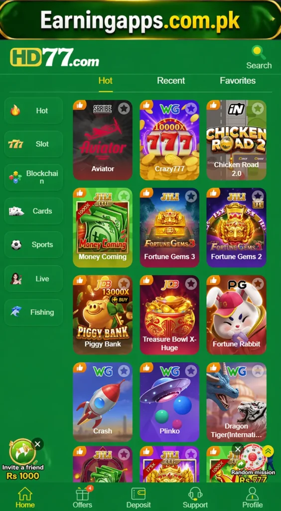 HD777 Game Mini Games