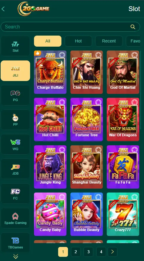 2GO Game mini games