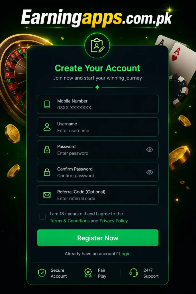 333Pak Game Registration