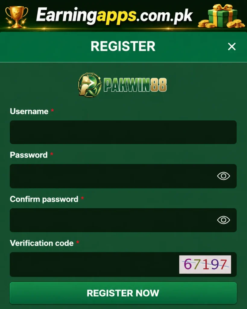 Pak win 88 registration