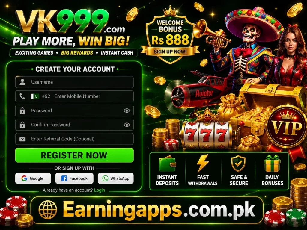 VK 999 Game Registration
